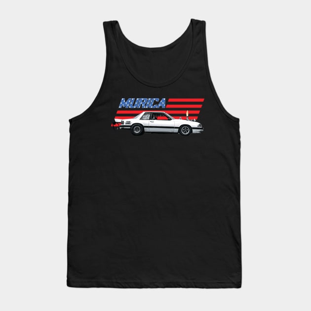 mcflurry oreo foxbody godzilla coyote drag racer racing car Tank Top by cowtown_cowboy